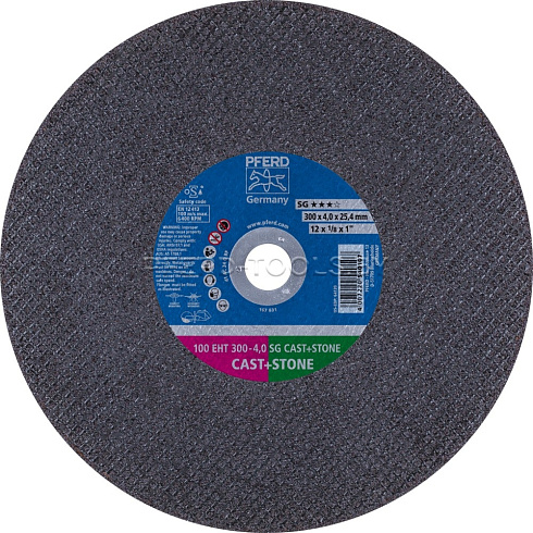 Купить в Минске Круг отрезной PFERD SG CAST + STONE ★★★ 300/350